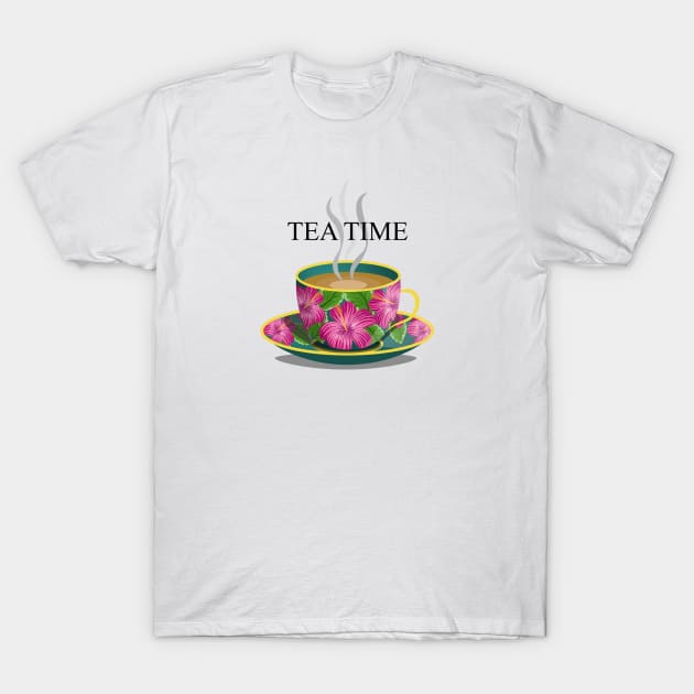 Tea Time T-Shirt by Designoholic